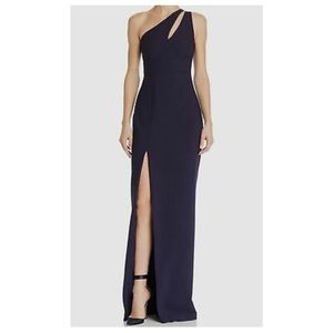 Likely Roxy Cutout One-Shoulder Gown